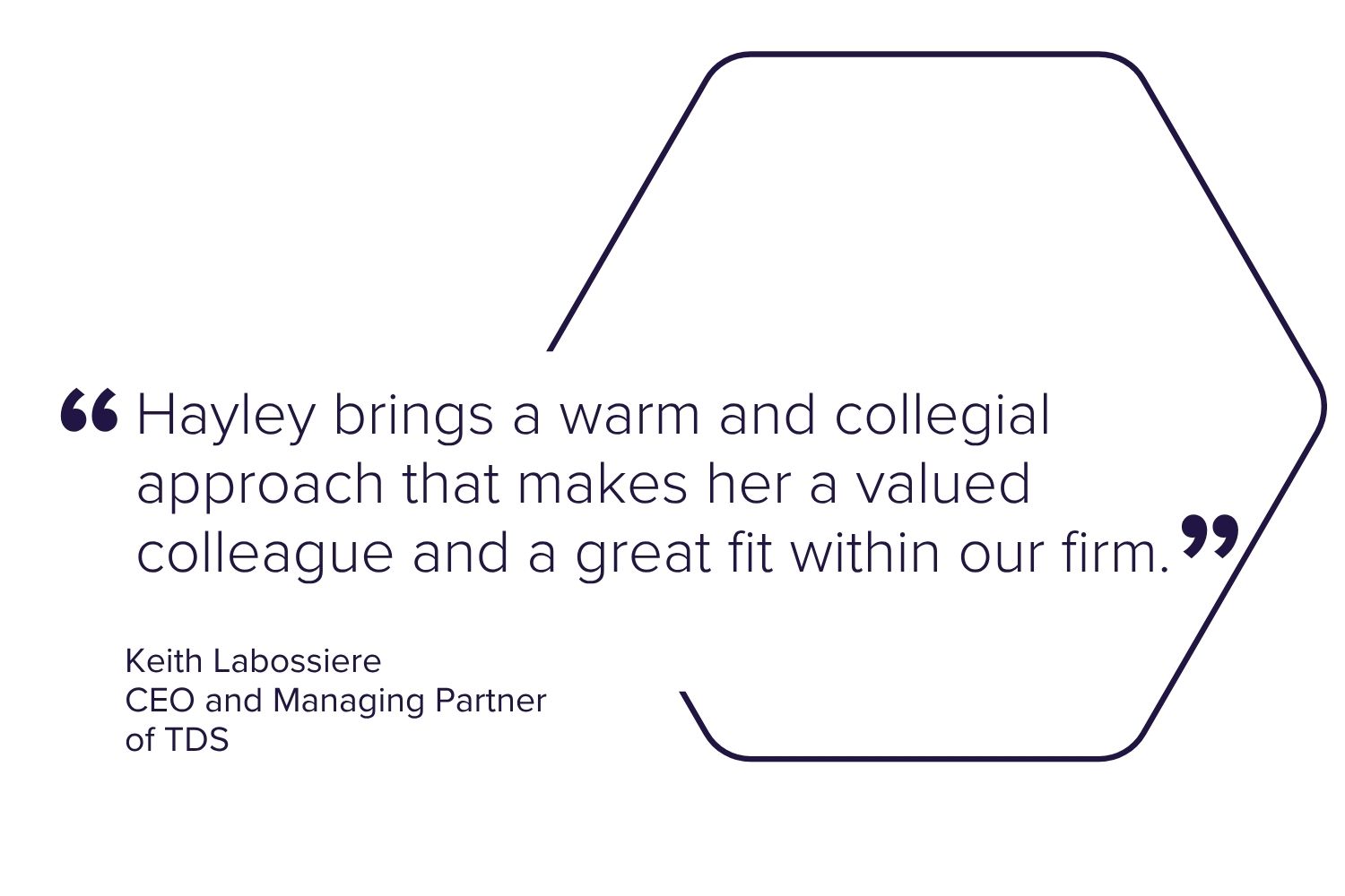 Quote from James Ripley, K.C., General Counsel at Thompson Dorfman Sweatman LLP